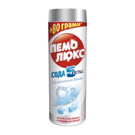 Пемолюкс 480г 2шт. Ослепительно белый чист.ср-во Сода 5 эфф