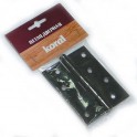 Петля Koral прям.4*3*2 графит 2 подшип 620-150 (100*75*2)