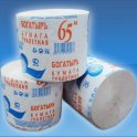 Бумага туалетная б/дыр.Богатырь 65 150гр. 57+/-3м 54